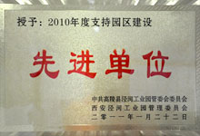 2010年度支持园区建设单位