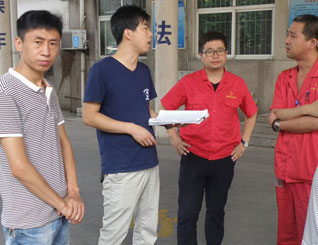 燃气办来我公司视察