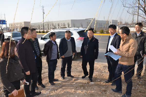 高陵区委副书记张韶辉一行检查通源天然气综合站项目