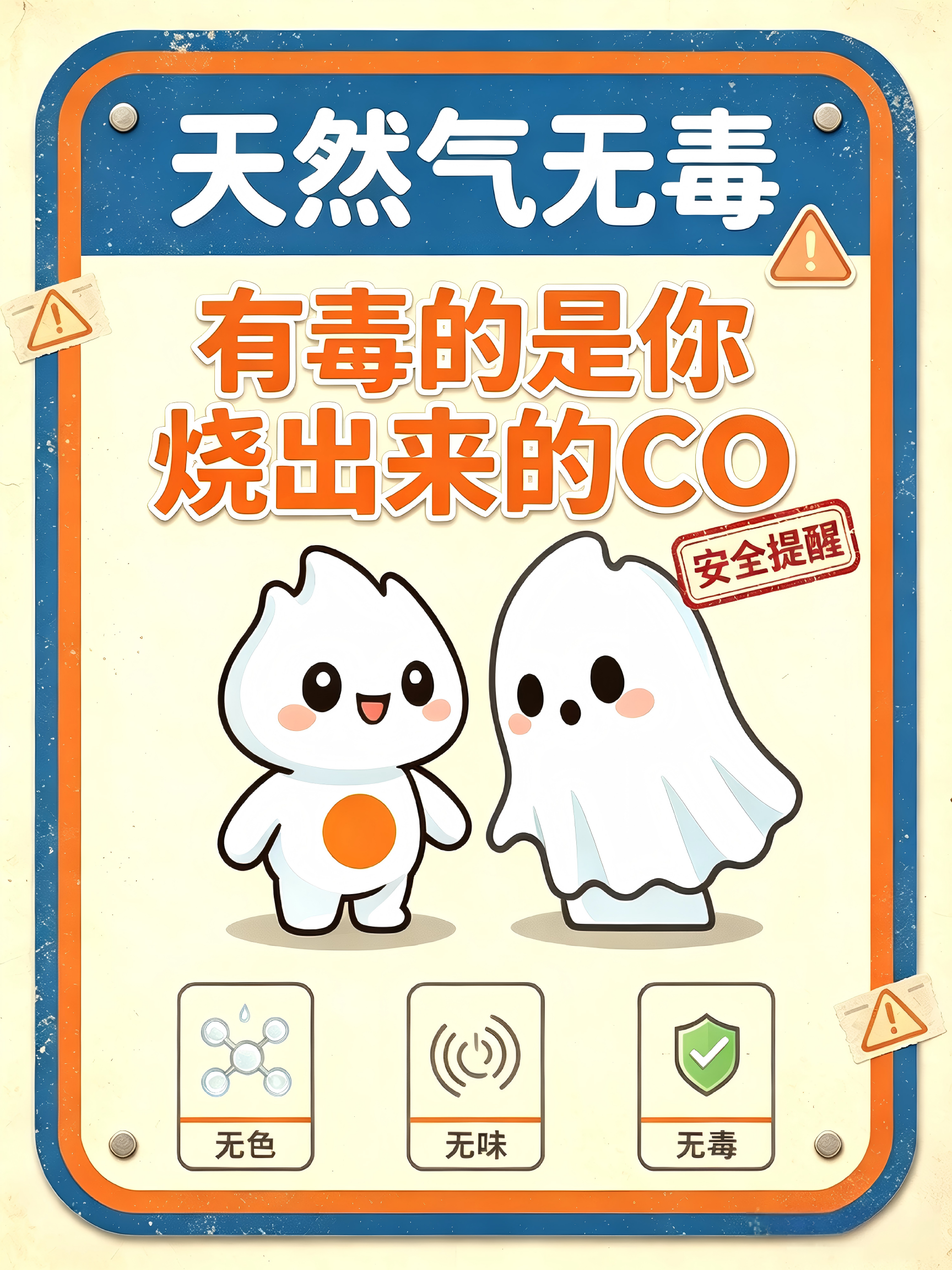 天然气无毒，有毒的是你烧出来的CO