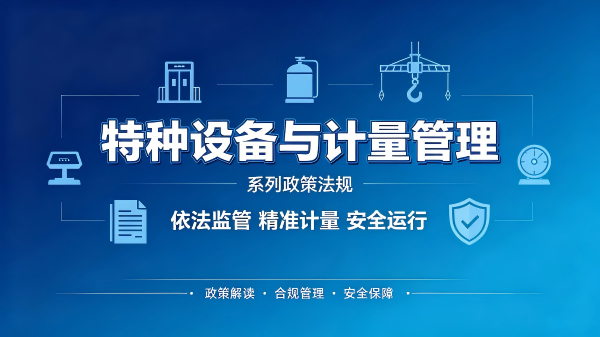 特种设备与计量管理政策法规——系列一